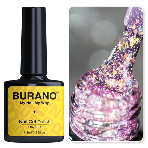BURANO Holographic Reflective Gel Polish-YH37