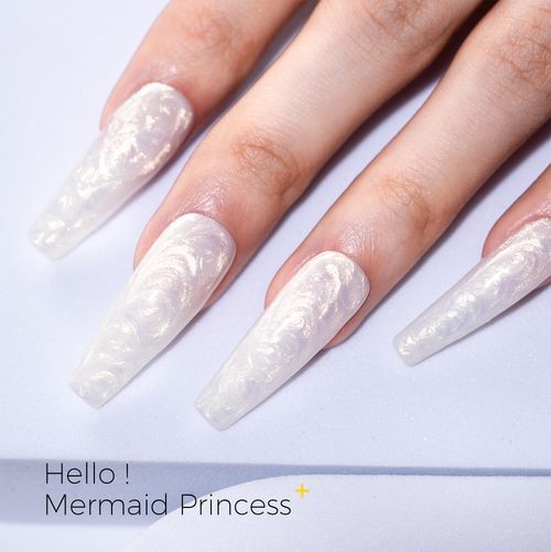 BURANO Pearl Mermaid Glitter Gel Polish-LW3