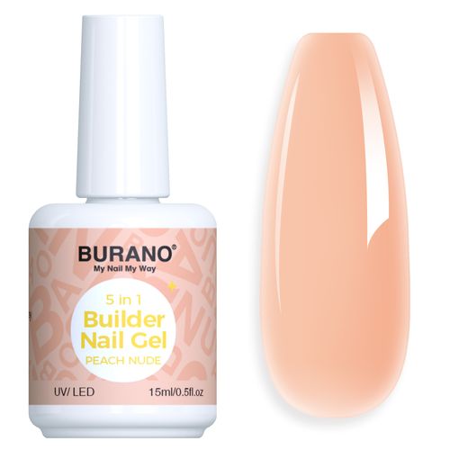 BURANO 5 in 1 Builder Nail Gel-PeachNude