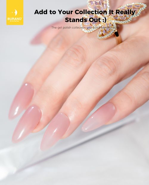 BURANO Gel Nail Polish-Natural Nude HK04