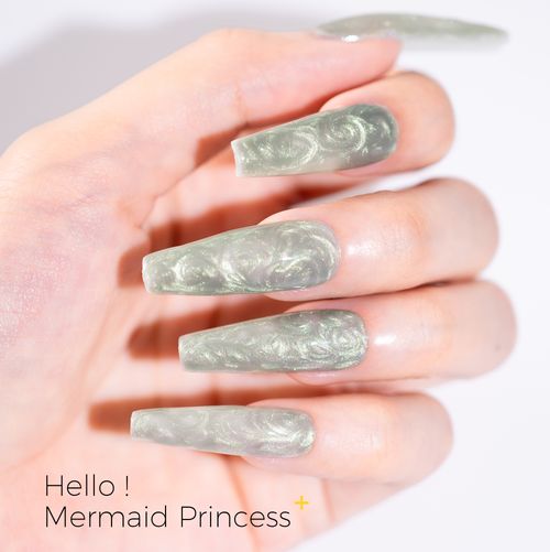 BURANO Pearl Mermaid Glitter Gel Polish-LW4