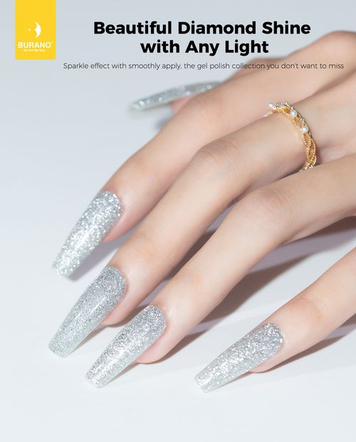BURANO Reflective Glitter Gel Polish-S10