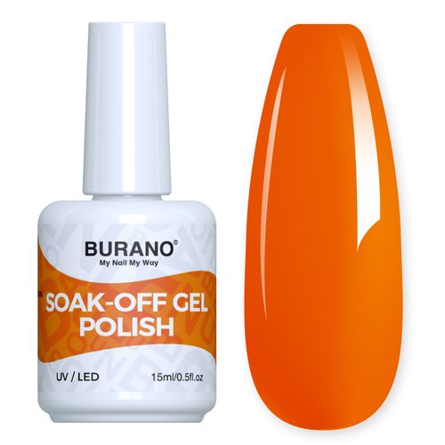 BURANO Color Gel Nail Polish-Neon Orange 148