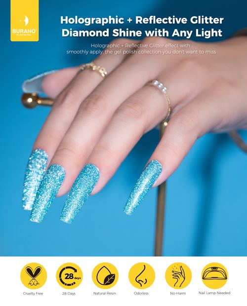 BURANO Reflective Holographic Gel Polish-JL10