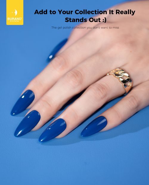 BURANO Gel Nail Polish-Deep Blue N6