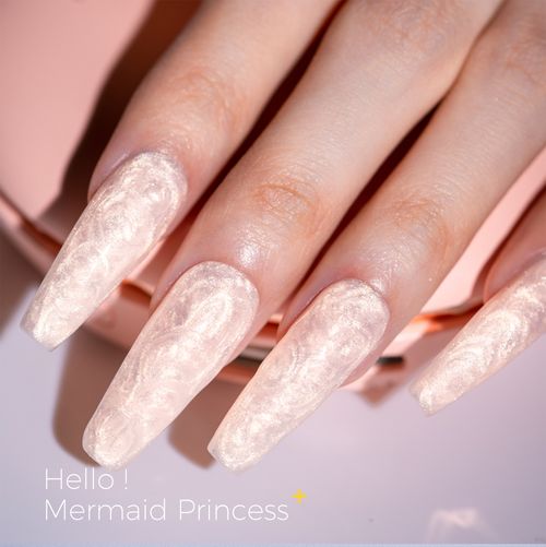 BURANO Pearl Mermaid Glitter Gel Polish-LW5