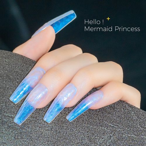 BURANO Pearl Mermaid Glitter Gel Polish-LW7
