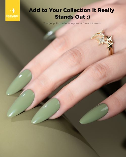 BURANO Gel Nail Polish-Green N2