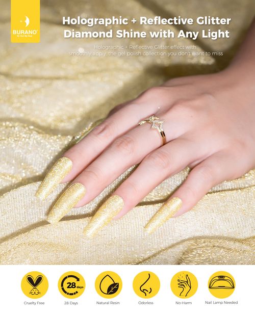 BURANO Reflective Holographic Gel Polish-JL3