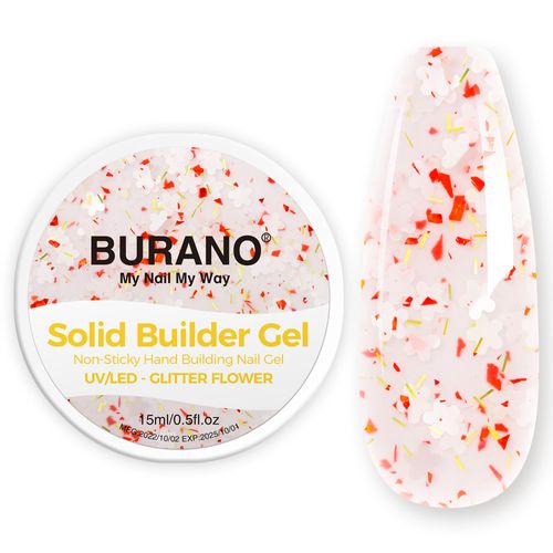 BURANO Solid Builder Gel-flower clear