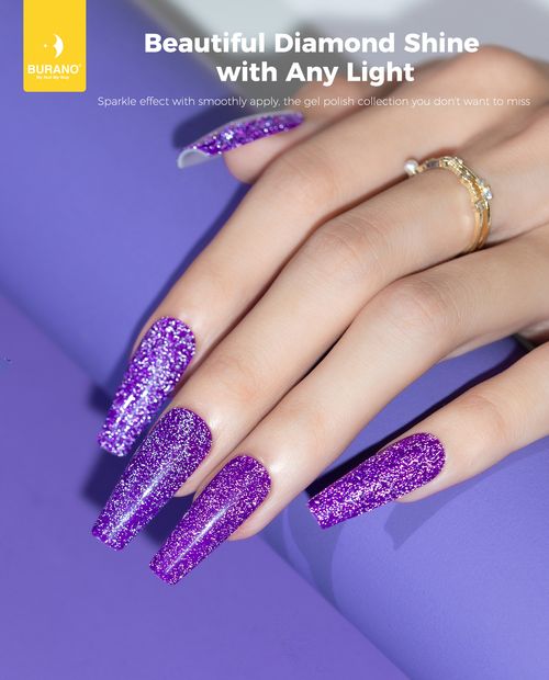 BURANO Reflective Glitter Gel Polish-S9+S14