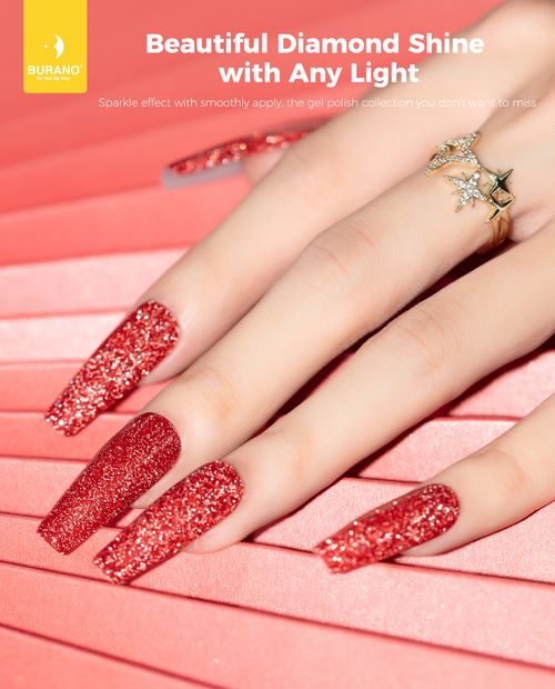 BURANO Reflective Glitter Gel Polish-S26