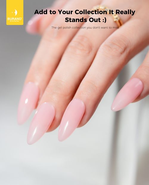 BURANO Gel Nail Polish-Pink Nude HK08