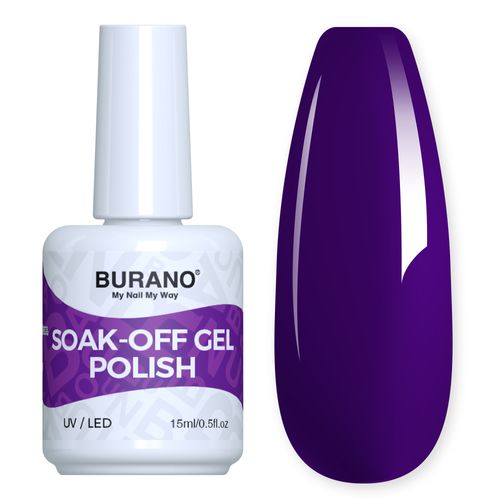 BURANO Color Gel Nail Polish-Neon Purple 689