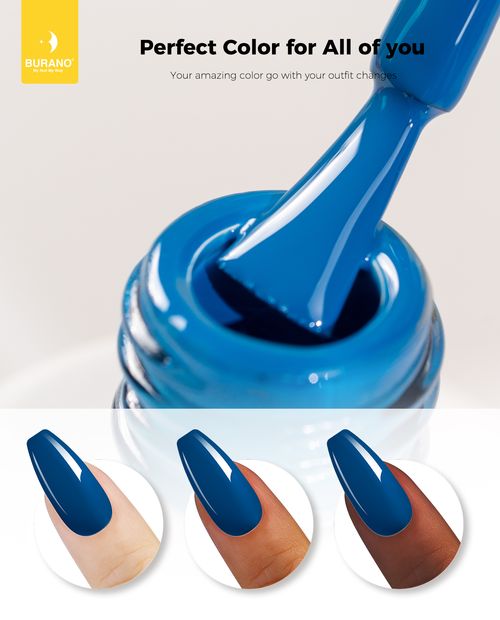 BURANO Color Gel Nail Polish-Sapphire Blue 306