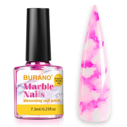 BURANO  Marble Nails Art-Pink