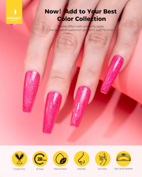 BURANO Glitter Gel Polish-LP15