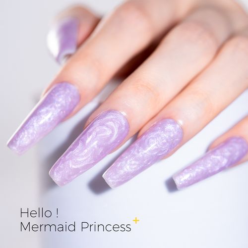 BURANO Pearl Mermaid Glitter Gel Polish-LW6