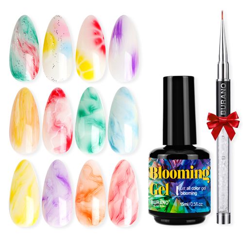 BURANO Nail Blooming Gel + Nail Brush