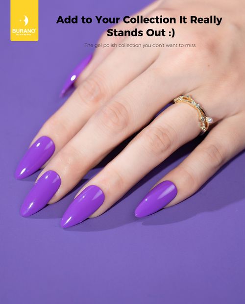BURANO Gel Nail Polish-Purple N10