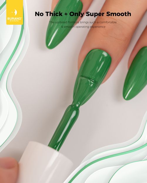 BURANO Color Gel Nail Polish-Spring Green 496