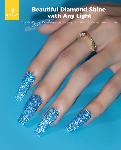 BURANO Reflective Glitter Gel Polish-S5+S23