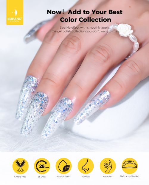 BURANO Glitter Gel Polish-LP19