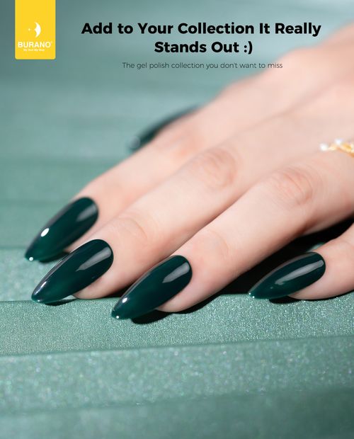 BURANO Gel Nail Polish-Green N8