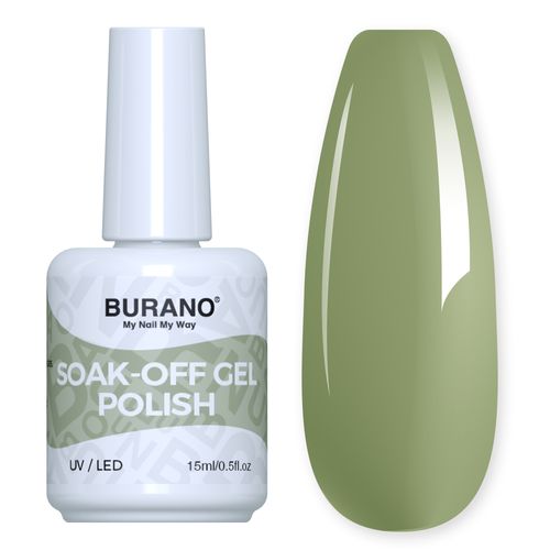 BURANO Color Gel Nail Polish-Olive Green 55
