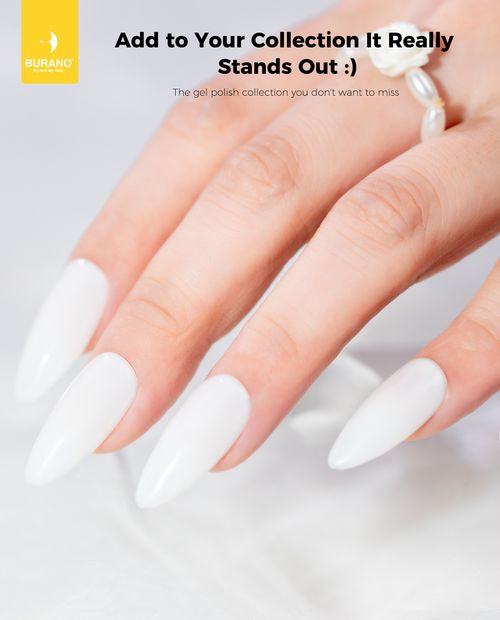 BURANO Gel Nail Polish-Milky White 501