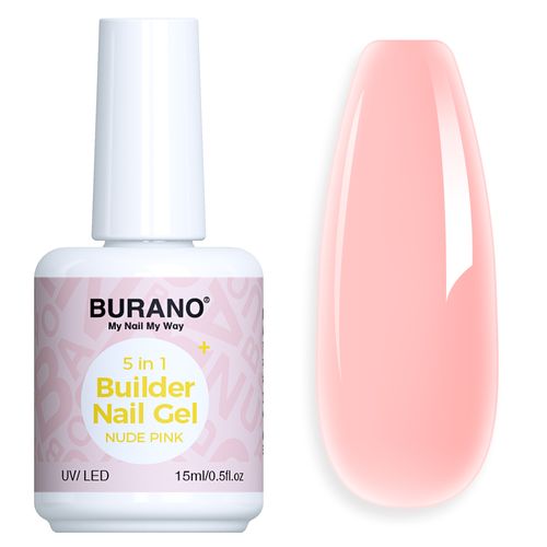 BURANO 5 in 1 Builder Nail Gel-Nude Pink