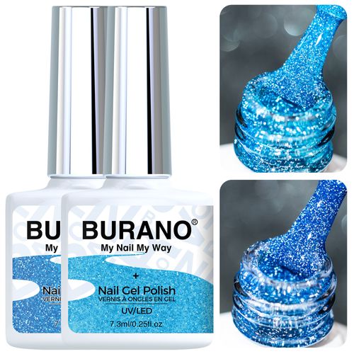 BURANO Reflective Glitter Gel Polish-S23+S24