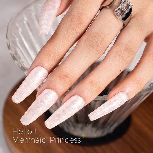 BURANO Pearl Mermaid Glitter Gel Polish-LW9