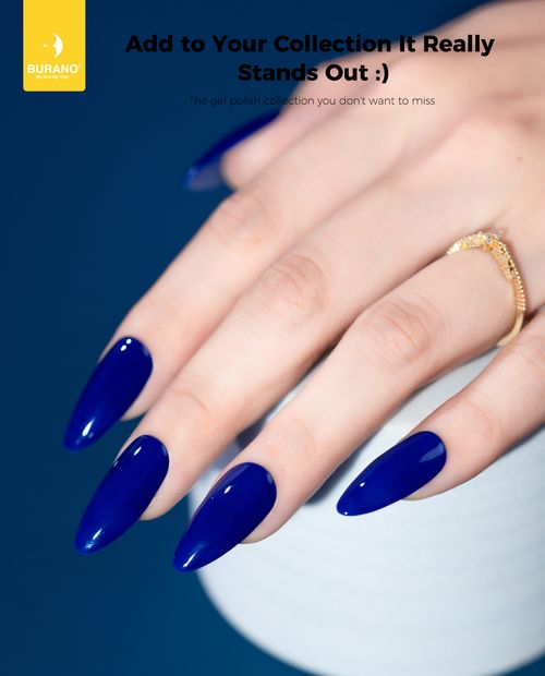 BURANO Gel Nail Polish-Navy Blue N7