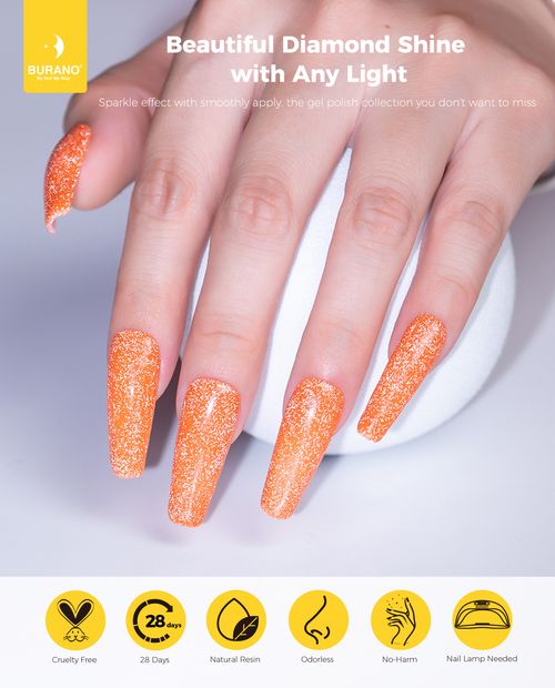 BURANO Reflective Glitter Gel Polish-SZ8