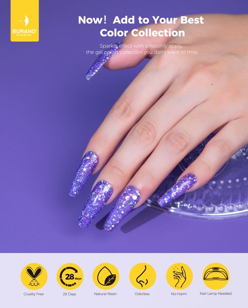 BURANO Glitter Gel Polish-LP21