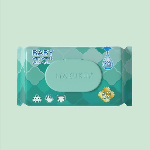 MAKUKU Baby Wet Wipes 60Pcs