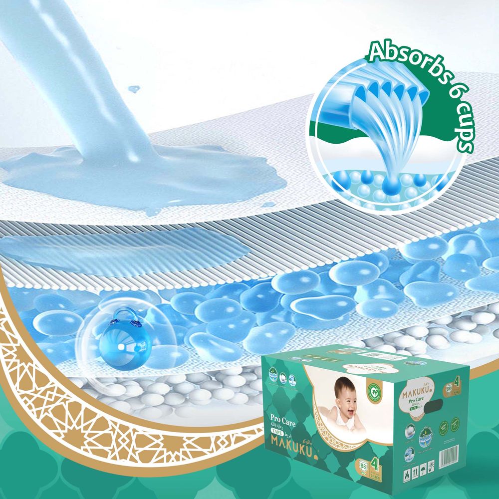 MAKUKU Pro Care Diapers Jumbo Box