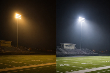 Upgrading Metal Halide to LED for High School Sports Fields: A Cost and ROI Guide