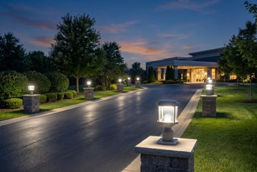 LED post lights driveway
