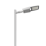 Infralumin Street light 30W to 250W LED fixture installed on pole for outdoor road lighting