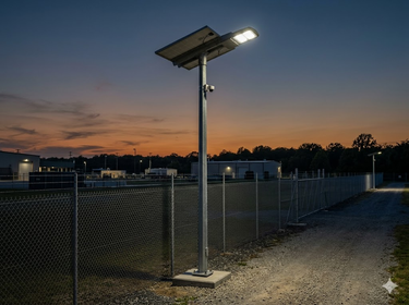 outdoor solar lighting security