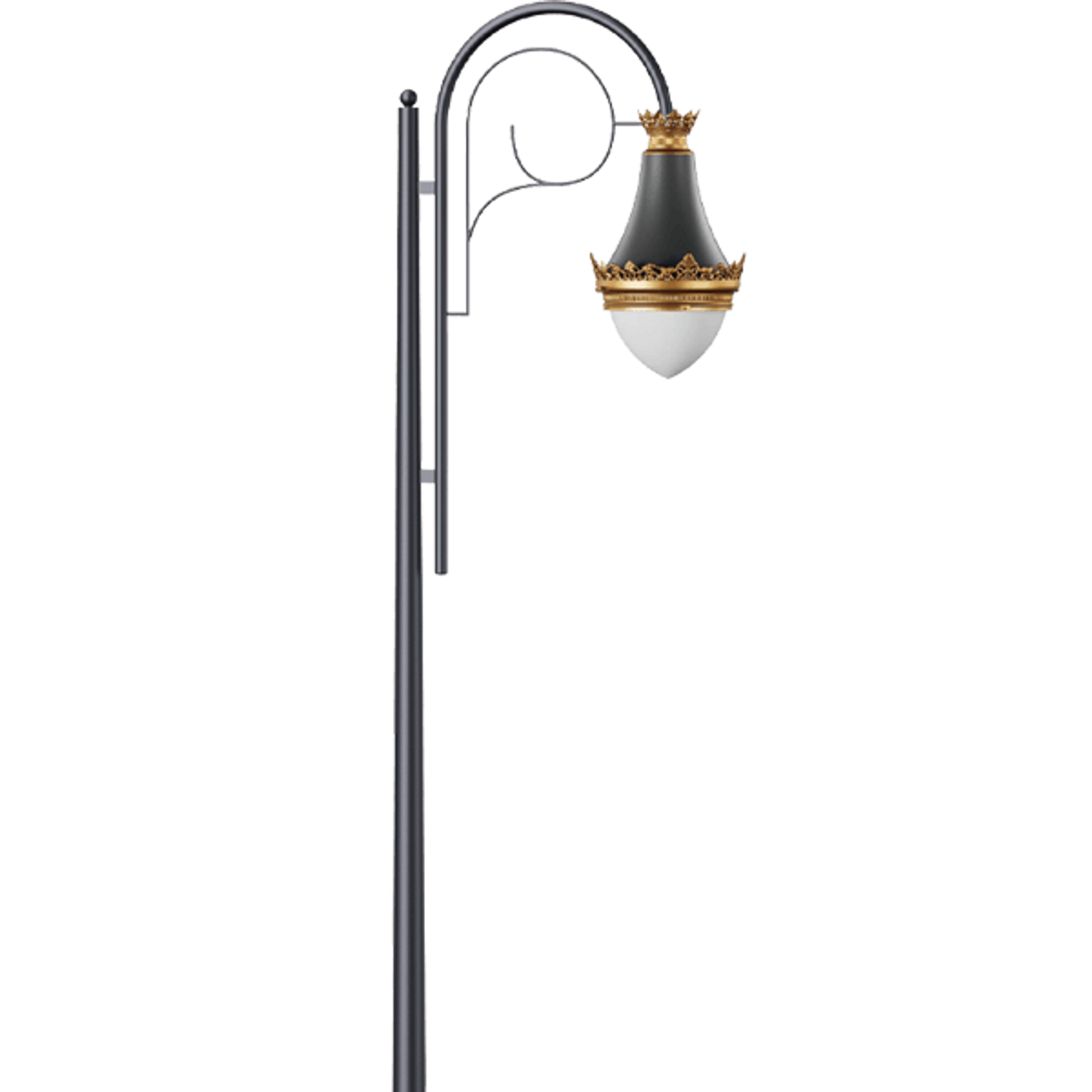 outdoor lantern on post