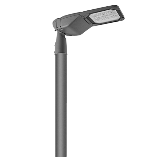 Lampadaire LED intelligent IP66, luminaire en aluminium sur mesure 10~150W, 200Lm/W