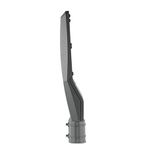 Slim side profile of ASL18 250 watt LED light fixture with tool-free design and waterproof cable joints