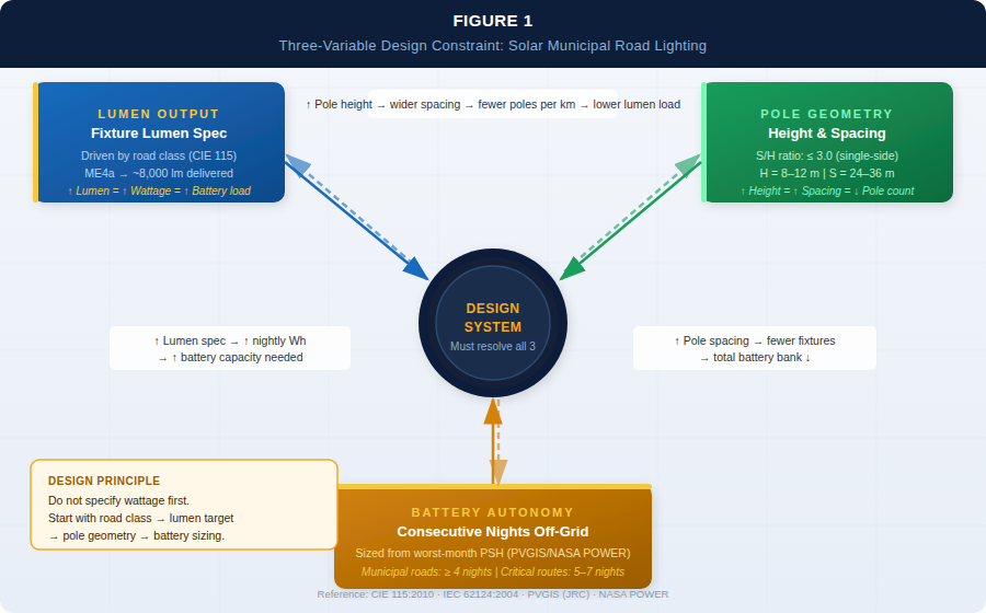 solar municipal road lighting