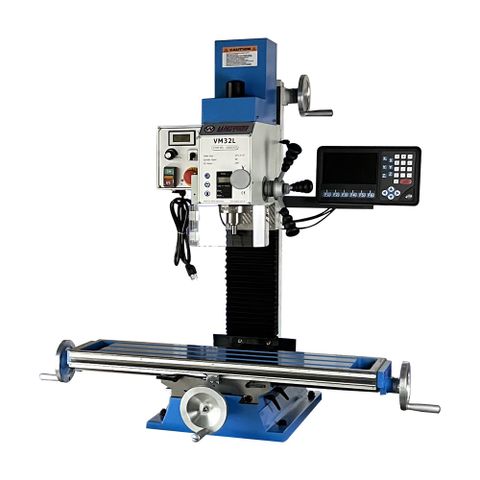 WEISS™ VM32L 8" x 33" Benchtop Milling Machine