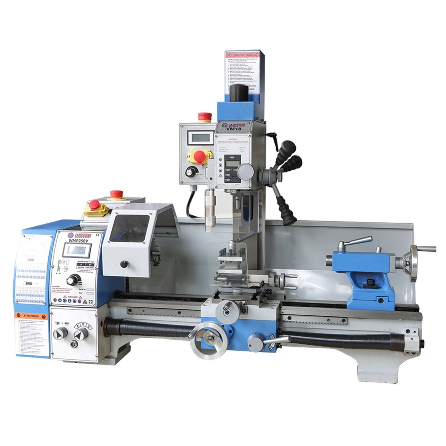 combination metal lathe and milling machine