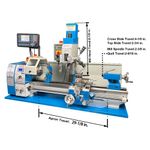 combination lathe milling machine 