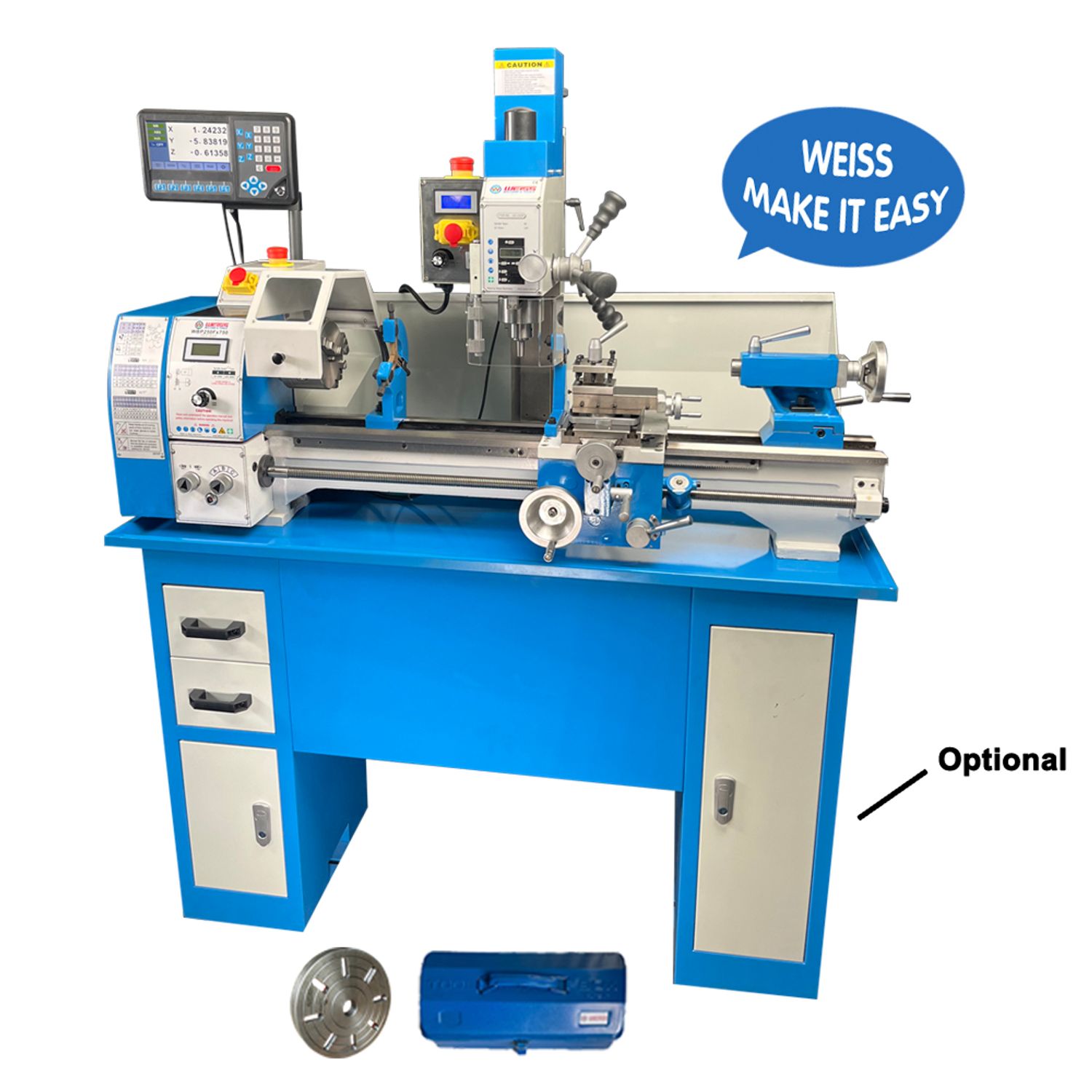 combination lathe milling machine 